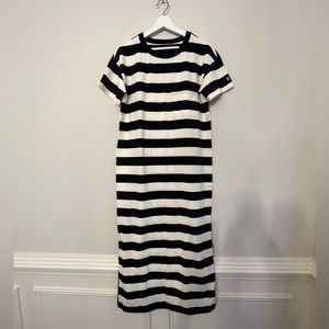EVERLANE STRIPE MAXI DRESS MEDIUM